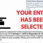 green card lottery winning letter